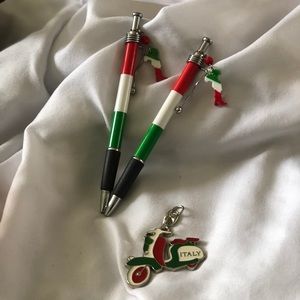 Pens and Vespa keychain from Italy